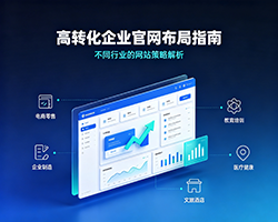 深度指南：如何打造高转化率的企业官网？不同行业的布局策略全解析
