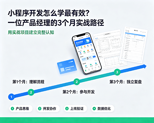 小程序开发怎么学最有效？一位产品经理的3个月实战路径